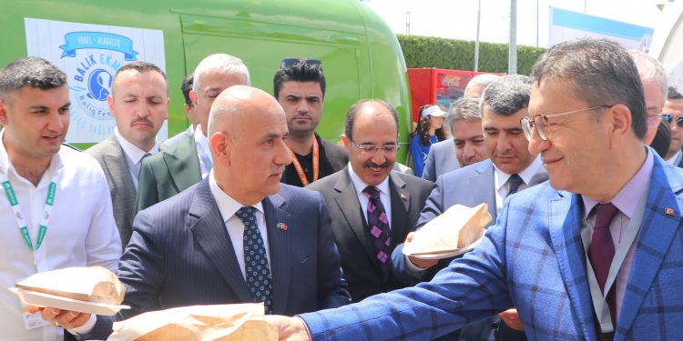 Türk balıkları gardaş sofrasında