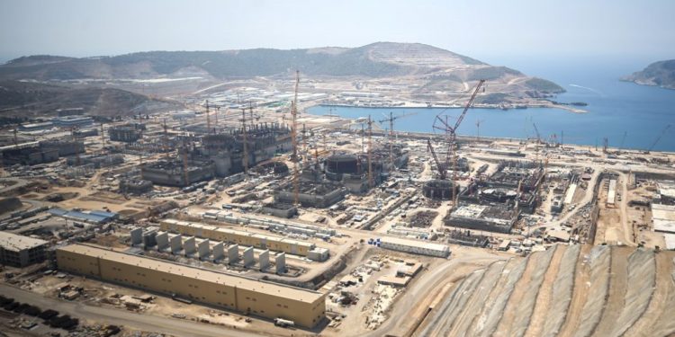 Akkuyu Nükleer Santrali hız kesmeden devam ediyor