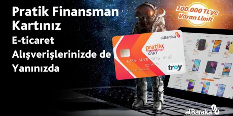 Albaraka Türk, Pratik Finansman Kart e-ticarete açıldı