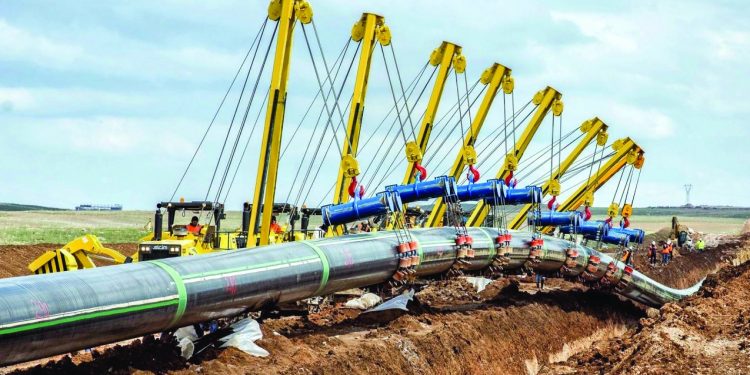 Türkmen gazı sevkiyatı için çalışmalar hızlandı