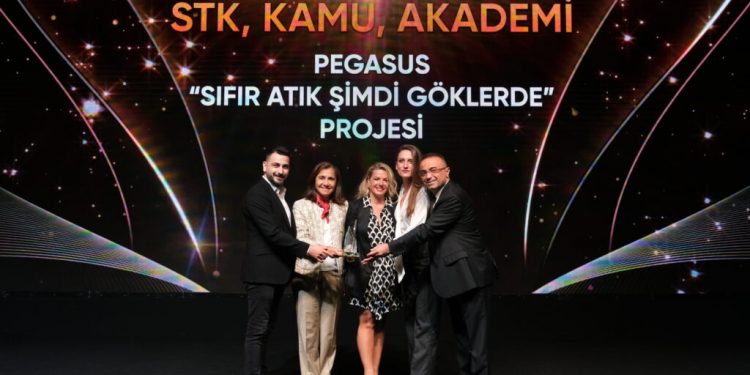 Sıfır atık prensibini gökyüzüne taşıyor