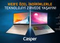 Casper bilgisayarda oyunu geliştiriyor