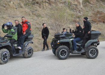 Hınıs Kanyonu’nda bisiklet off-road ve ATV turu yapıldı