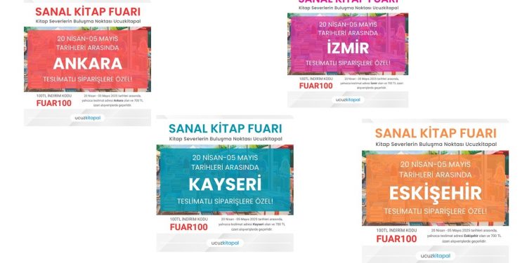 Dört şehirde sanal kitap fuarı heyecanı