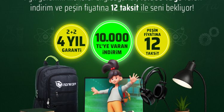 Monster okula dönüşte dijital kapı aralıyor