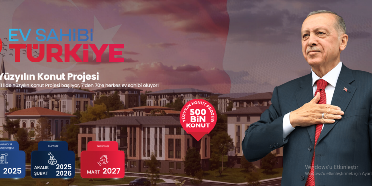 Yüzyılın Konut Projesi’yle 81 ilde 500 bin sosyal konut inşa edilecek