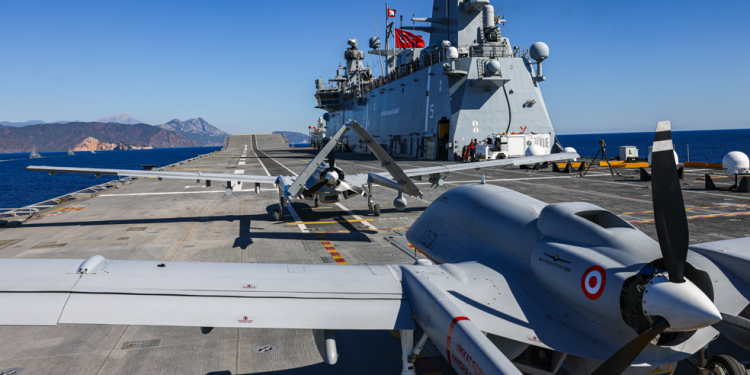 Milli SİHA’lar DENİZKURDU-I/2025 Tatbikatı’nda gövde gösterisi yaptı